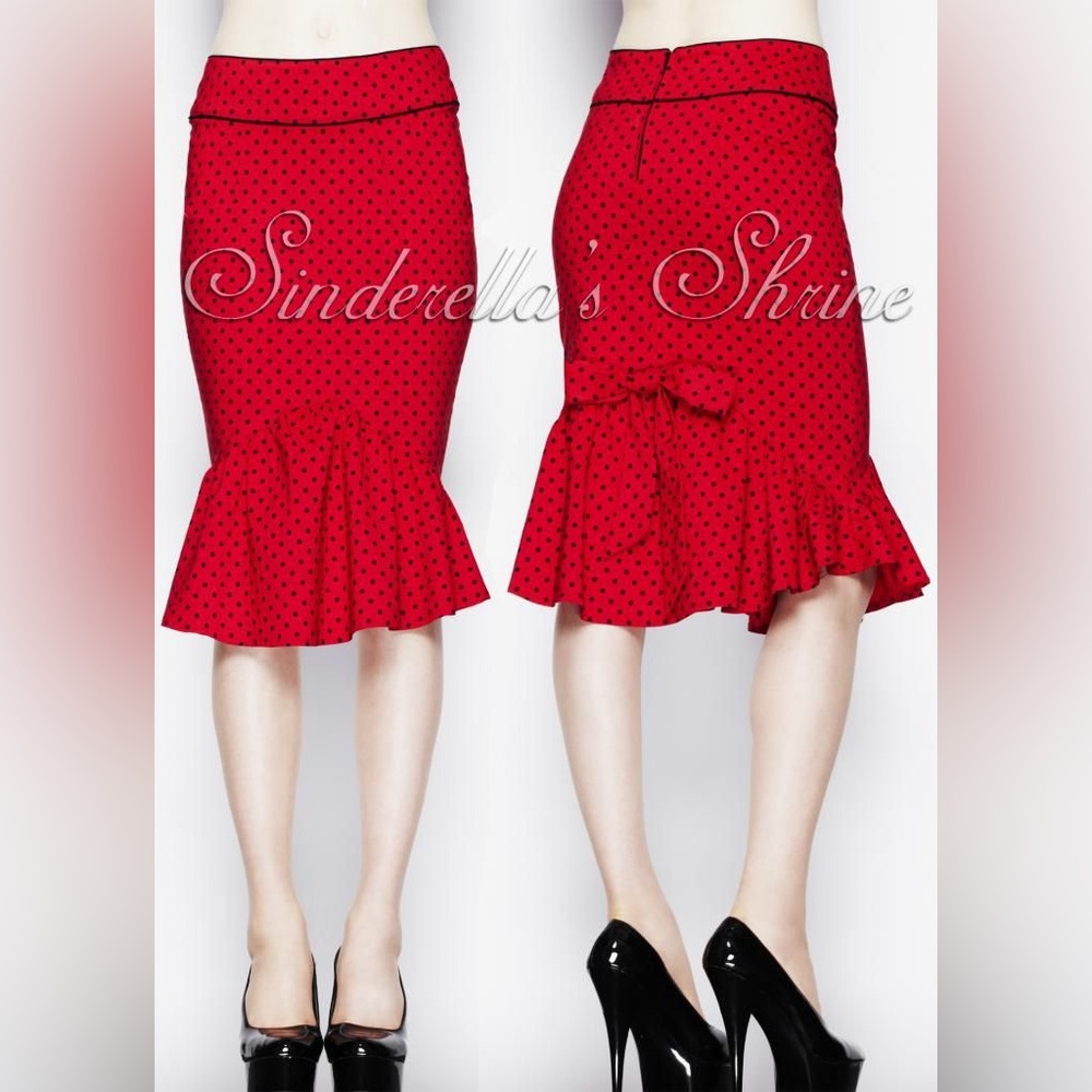 Hell Bunny Polka Dot Skirt